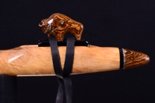 Myrtle Burl Native American Flute, Minor, Low C-4, #H51B